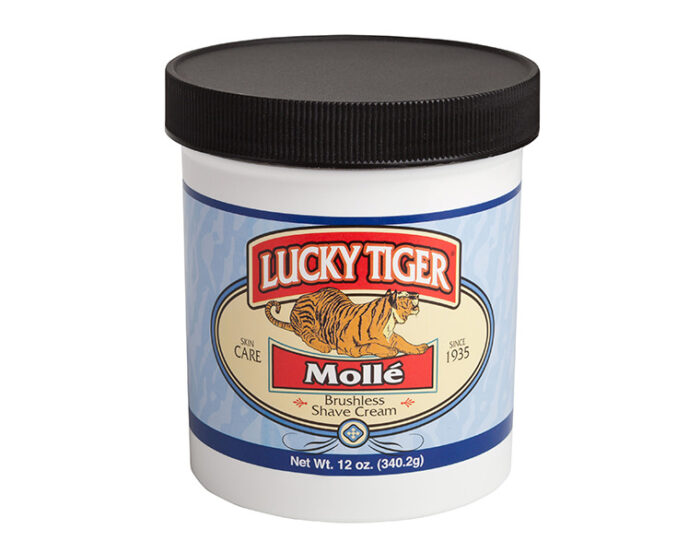 Nový Lucky Tiger Krém na holení Mollé Brushless 340g skladem TOP CENA 2022