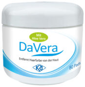 Nový DaVera Odstraňovač barvy z pokožky 80 ks vatových tampónů s Aloe Vera skladem TOP CENA 2022