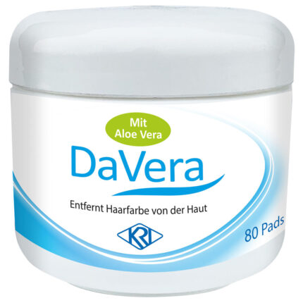 Nový DaVera Odstraňovač barvy z pokožky 80 ks vatových tampónů s Aloe Vera skladem TOP CENA 2022