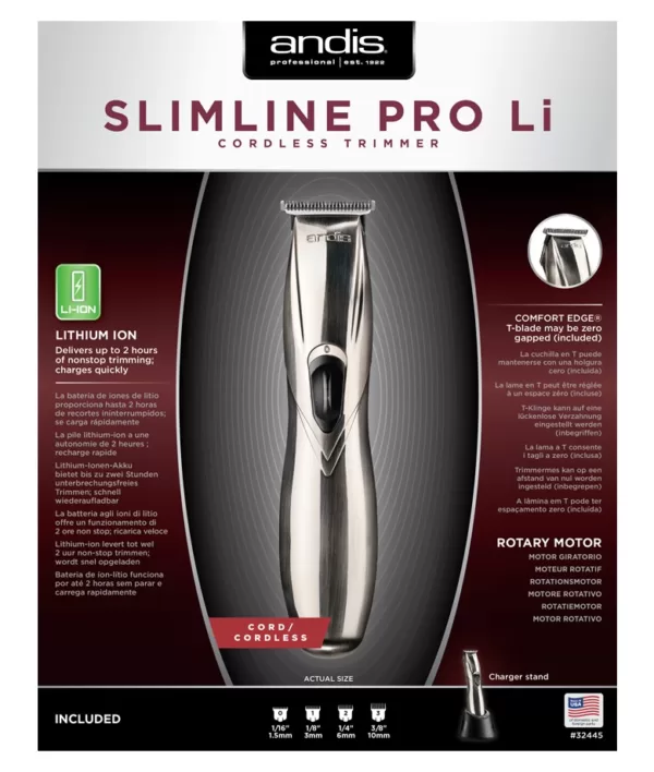 Andis Slimline Pro Li Pro Lithium Ion T-Blade