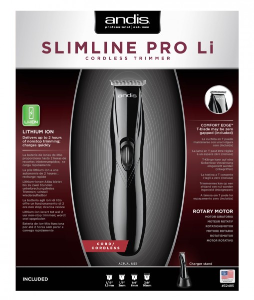 Andis Slimline Pro Li T-Blade Black