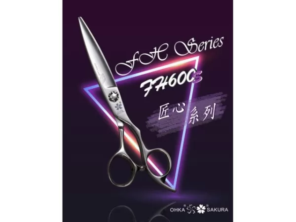 Kadeřnické nůžky OHKA SAKURA FH600S