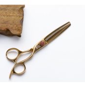 Nový Kadeřnické nůžky pro prostříhávání OHKA SAKURA 215 skladem TOP CENA 2022