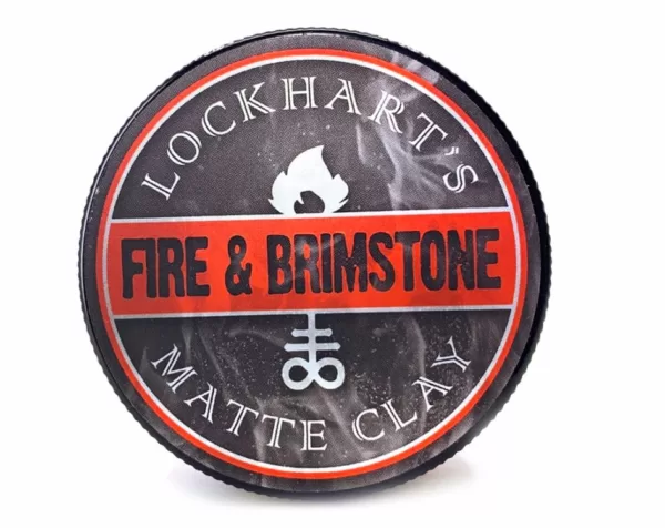 Nový Lockhart's matující hlína na vlasy Fire & Brimstone Matte Clay 105 g skladem TOP CENA 2022