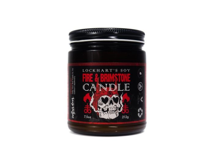 Nový Lockhart's x Cellar Door svíčka Fire and Brimstone Soy Candle 212 g skladem TOP CENA 2022