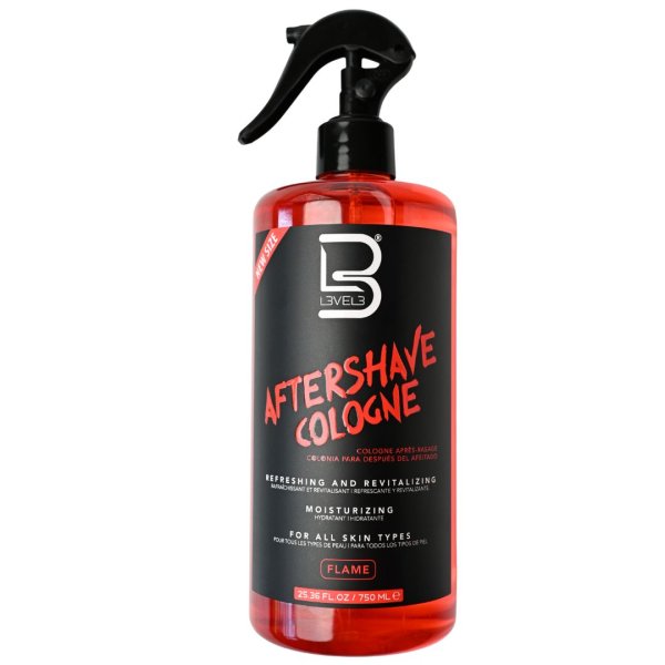 L3VEL3 AfterShave Cologne voda po holení FLAME 750 ml L3VEL3 voda po holení 750 ml FLAME