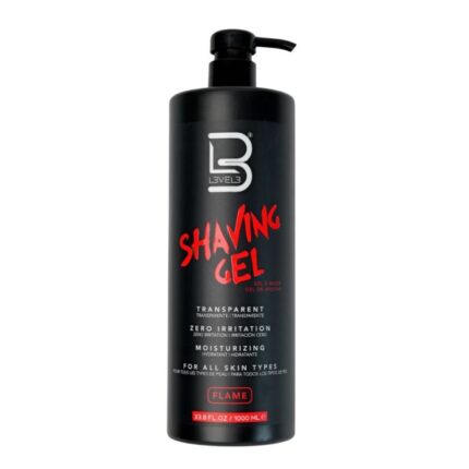 L3VEL3 Transparent Shaving Gel Flame